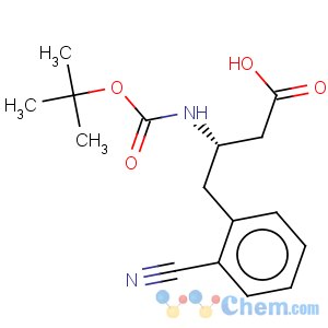 CAS No:270065-83-3 Benzenebutanoic acid,2-cyano-b-[[(1,1-dimethylethoxy)carbonyl]amino]-,(bS)-