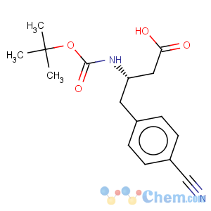 CAS No:270065-89-9 Benzenebutanoic acid,4-cyano-b-[[(1,1-dimethylethoxy)carbonyl]amino]-,(bS)-