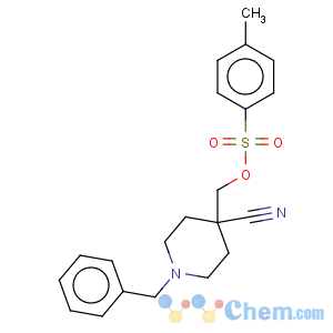 CAS No:270257-39-1 4-Piperidinecarbonitrile,4-[[[(4-methylphenyl)sulfonyl]oxy]methyl]-1-(phenylmethyl)-