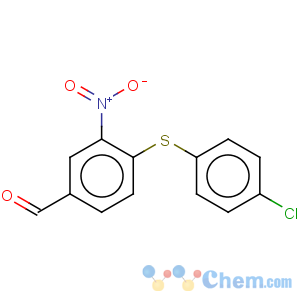 CAS No:270262-96-9 Benzaldehyde,4-[(4-chlorophenyl)thio]-3-nitro-