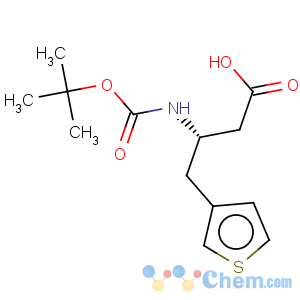 CAS No:270263-00-8 3-Thiophenebutanoicacid, b-[[(1,1-dimethylethoxy)carbonyl]amino]-,(bS)-