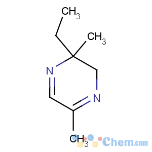 CAS No:27043-05-6 3-ethyl-3,6-dimethyl-2H-pyrazine