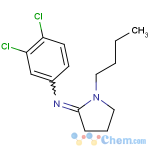 CAS No:27050-41-5 1-butyl-N-(3,4-dichlorophenyl)pyrrolidin-2-imine