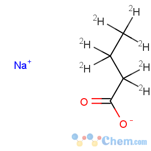 CAS No:270564-49-3 Butanoic-d7 acid,sodium salt (9CI)