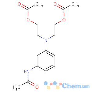 CAS No:27059-08-1 2-[3-acetamido-N-(2-acetyloxyethyl)anilino]ethyl acetate