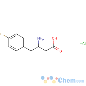 CAS No:270596-53-7 (3S)-3-amino-4-(4-fluorophenyl)butanoic acid
