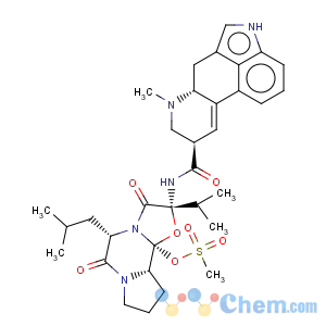 CAS No:2706-66-3 ERGOCRYPTINE MESYLATE			