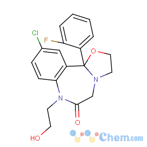 CAS No:27060-91-9 10-chloro-11b-(2-fluorophenyl)-7-(2-hydroxyethyl)-3,5-dihydro-2H-[1,<br />3]oxazolo[3,2-d][1,4]benzodiazepin-6-one