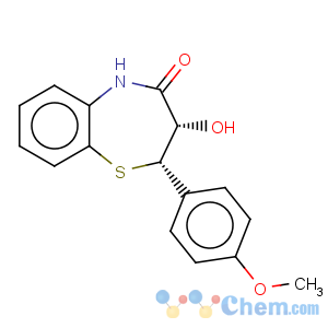 CAS No:27068-88-8 1,5-Benzothiazepin-4(5H)-one,2,3-dihydro-3-hydroxy-2-(4-methoxyphenyl)-