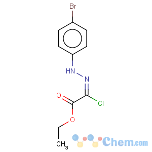 CAS No:27143-10-8 Acetic acid,2-[2-(4-bromophenyl)hydrazinylidene]-2-chloro-, ethyl ester