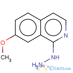 CAS No:27187-10-6 (7-methoxy-1-isoquinolyl)hydrazine