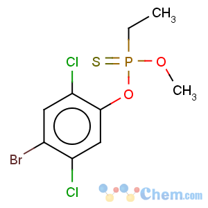 CAS No:2720-19-6 Phosphonothioic acid,ethyl-, O-(4-bromo-2,5-dichlorophenyl) O-methyl ester (7CI,8CI,9CI)
