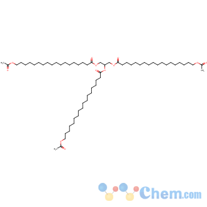 CAS No:27233-00-7 Octadecanoic acid,(acetyloxy)-, 1,1',1''-(1,2,3-propanetriyl) ester