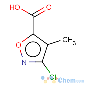 CAS No:272773-09-8 5-Isoxazolecarboxylicacid, 3-chloro-4-methyl-