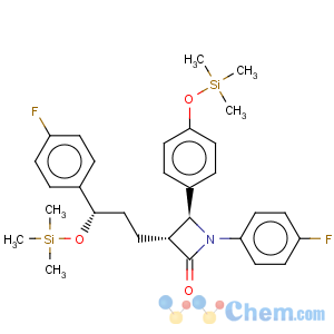 CAS No:272778-13-9 (3R,4S)-1-(4-Fluorophenyl)-3-((S)-3-(4-fluorophenyl-3-(trimethylsilyloxy)propyl)-4-(4-(trimethylsilyloxy)phenyl)azetidin-2-one