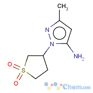 CAS No:27280-97-3 1H-Pyrazol-5-amine,3-methyl-1-(tetrahydro-1,1-dioxido-3-thienyl)-