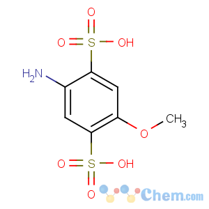 CAS No:27327-48-6 2-amino-5-methoxybenzene-1,4-disulfonic acid
