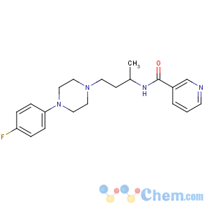 CAS No:27367-90-4 N-[4-[4-(4-fluorophenyl)piperazin-1-yl]butan-2-yl]pyridine-3-carboxamide