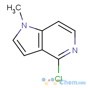 CAS No:27382-01-0 4-chloro-1-methylpyrrolo[3,2-c]pyridine