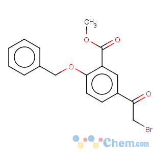 CAS No:27475-14-5 5-bromoacetyl-2-bensyloxybenzoic acid methyl ester