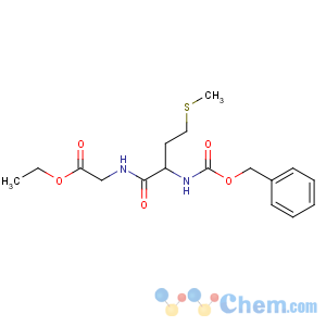 CAS No:27482-82-2 ethyl<br />2-[[4-methylsulfanyl-2-(phenylmethoxycarbonylamino)butanoyl]amino]<br />acetate