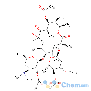 CAS No:2751-09-9 Oleandomycin,2'',4',11-triacetate