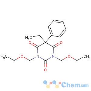 CAS No:27512-03-4 2,4,6(1H,3H,5H)-Pyrimidinetrione,1,3-bis(ethoxymethyl)-5-ethyl-5-phenyl-