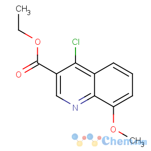 CAS No:27568-05-4 ethyl 4-chloro-8-methoxyquinoline-3-carboxylate