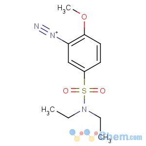 CAS No:27580-14-9 5-(diethylsulfamoyl)-2-methoxybenzenediazonium