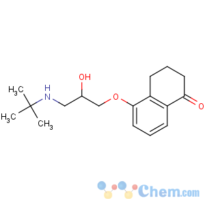 CAS No:27591-01-1 5-[3-(tert-butylamino)-2-hydroxypropoxy]-3,4-dihydro-2H-naphthalen-1-one