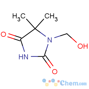 CAS No:27636-82-4 2,4-Imidazolidinedione,(hydroxymethyl)-5,5-dimethyl- (9CI)