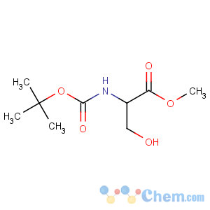 CAS No:2766-43-0 methyl<br />(2S)-3-hydroxy-2-[(2-methylpropan-2-yl)oxycarbonylamino]propanoate