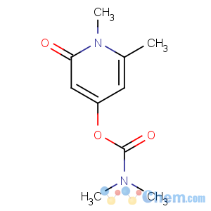 CAS No:277299-02-2 Carbamicacid, dimethyl-, 1,2-dihydro-1,6-dimethyl-2-oxo-4-pyridinyl ester (9CI)