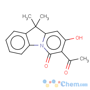 CAS No:277326-11-1 7-Acetyl-8-hydroxy-10,10-dimethyl-10H-pyrido[1,2-a]indol-6-one