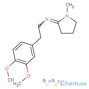 CAS No:27737-38-8 N-[2-(3,4-dimethoxyphenyl)ethyl]-1-methylpyrrolidin-2-imine
