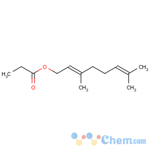 CAS No:27751-90-2 2,6-Octadien-1-ol,3,7-dimethyl-, 1-propanoate