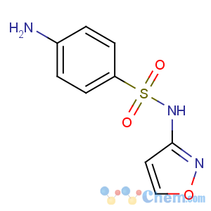 CAS No:2776-47-8 4-amino-N-(1,2-oxazol-3-yl)benzenesulfonamide