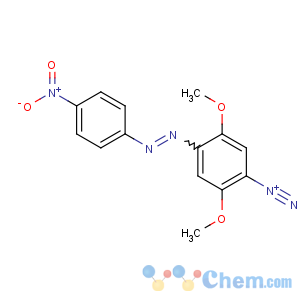CAS No:27766-47-8 2,5-dimethoxy-4-[(4-nitrophenyl)diazenyl]benzenediazonium