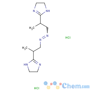 CAS No:27776-21-2 1H-Imidazole,2,2'-[1,2-diazenediylbis(1-methylethylidene)]bis[4,5-dihydro-, hydrochloride(1:2)