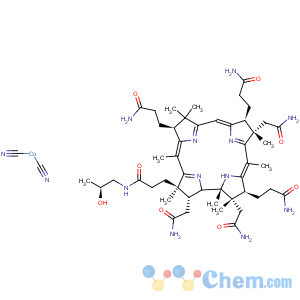CAS No:27792-36-5 Cobinamide,Co,Co-bis(cyano-kC)-