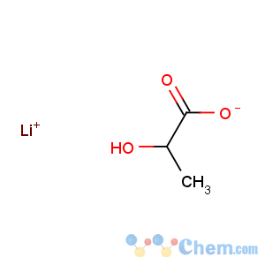 CAS No:27848-80-2 Propanoic acid,2-hydroxy-, lithium salt (1:1), (2S)-