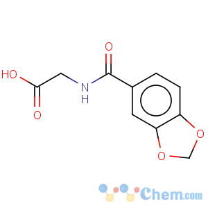 CAS No:27855-25-0 Glycine,N-(1,3-benzodioxol-5-ylcarbonyl)-