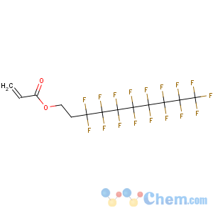 CAS No:27905-45-9 3,3,4,4,5,5,6,6,7,7,8,8,9,9,10,10,10-heptadecafluorodecyl prop-2-enoate