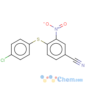 CAS No:27917-77-7 Benzonitrile,4-[(4-chlorophenyl)thio]-3-nitro-