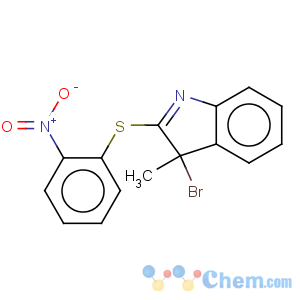 CAS No:27933-36-4 3H-Indole,3-bromo-3-methyl-2-[(2-nitrophenyl)thio]-