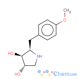 CAS No:27958-06-1 3,4-Pyrrolidinediol,2-[(4-methoxyphenyl)methyl]-, (2R,3S,4S)-