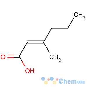 CAS No:27960-21-0 2-Hexenoic acid,3-methyl-, (2E)-