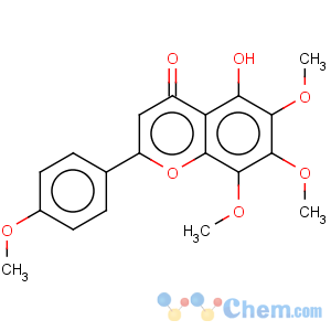 CAS No:2798-20-1 4H-1-Benzopyran-4-one,5-hydroxy-6,7,8-trimethoxy-2-(4-methoxyphenyl)-
