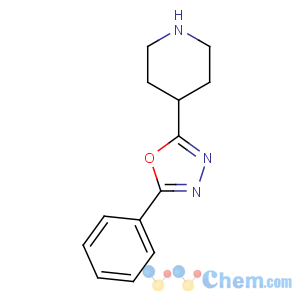 CAS No:280110-78-3 2-phenyl-5-piperidin-4-yl-1,3,4-oxadiazole
