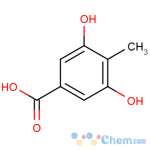 CAS No:28026-96-2 3,5-dihydroxy-4-methylbenzoic acid